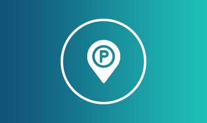 Kostenlose Parkplätze in unserer Tiefgarage Parkplatz-Marker